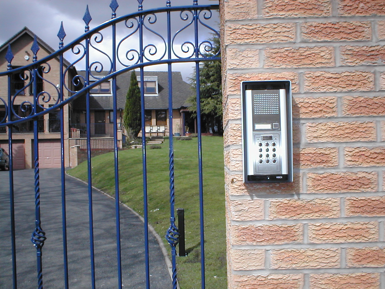 access control call panel with keypad